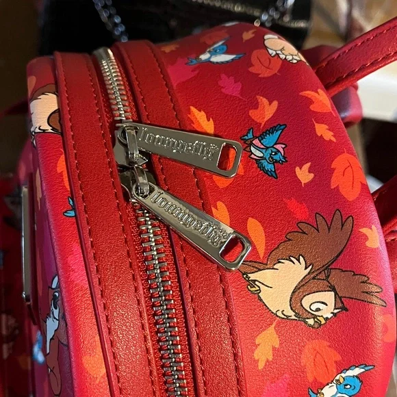 Loungefly Disney Parks Critter Red Backpack-like new - Picture 7 of 13